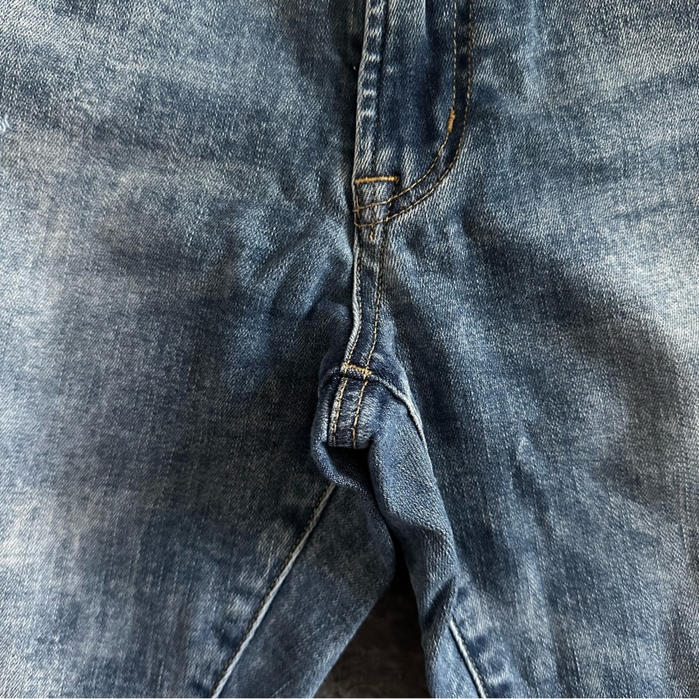 American Eagle Outfitters Blue Slim Jeans Distressed - Picture 13 of 13
